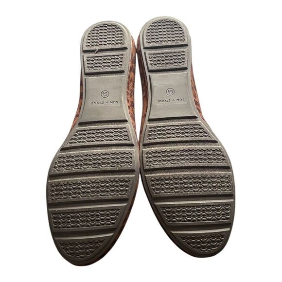 Sun + Stone Women's Eliana Ballet Flats Leopard Print Womens Sz 6.5 READ DESCRIP - Picture 7 of 8